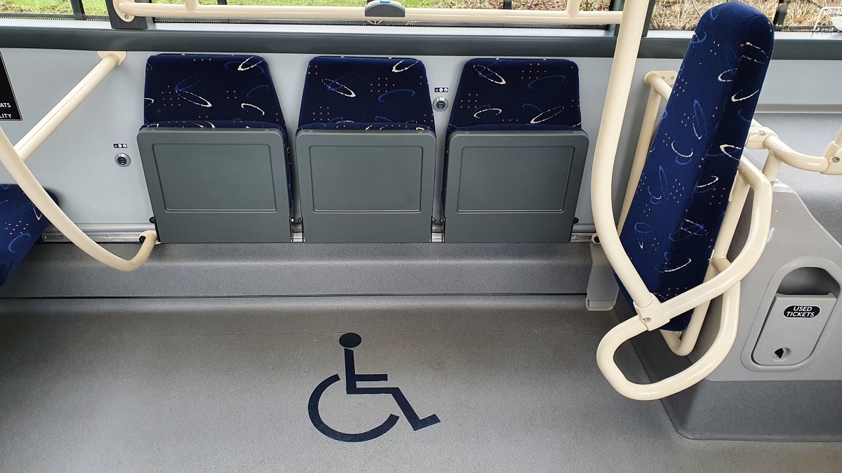 Wheelchair space - Click to Enlarge